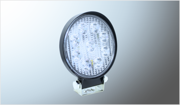 FARO 9 HYPERLEDS 27 REDONDO (11.6 cms) 6000K 12-36 Volts PLAST. ECONOMICO CHINA/50