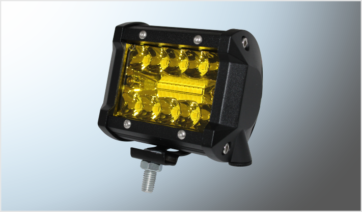 20 HYPERLEDS (3030) AMARILLO 60 Watts RECTANGULAR (9.5x6.5 cms) 9-32 Volts ESTROBO CHINA/20