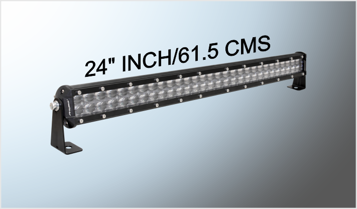 FARO BARRA "PROJECK" DOBLE FILA DE LUPAS 60 LED 3030 RECTA 180 Watts FIJA (61.5x4.5x4cms) 10-80 Volts /20