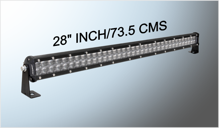 FARO BARRA "PROJECK" DOBLE FILA DE LUPAS 72 LED 3030 RECTA 216 Watts FIJA (73.5x4.5x4cms) 10-80 Volts /20