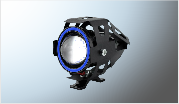 FARO U7 CLARO C/LUPA ALTA-BAJA-ESTROBO OJO AZUL OJO DEMONIO ROJO 15 Watts 1800Lm 8- 80V CHI /50