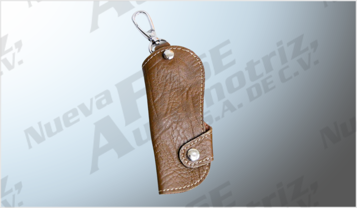 ESTUCHE PORTALLAVES PIEL CHICO CAFE CHINA /