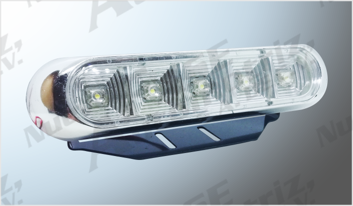 LUZ DE DIA FIJA 5 CLAROS (3x15 cms) 900-1000 Lm 12V CHINA /50