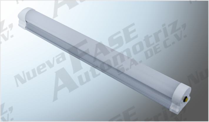 LUZ 21 LEDS CLAROS TUBULAR INTERIOR (33 x 3.5 x 3 cms) 12 Volts CHINA /100