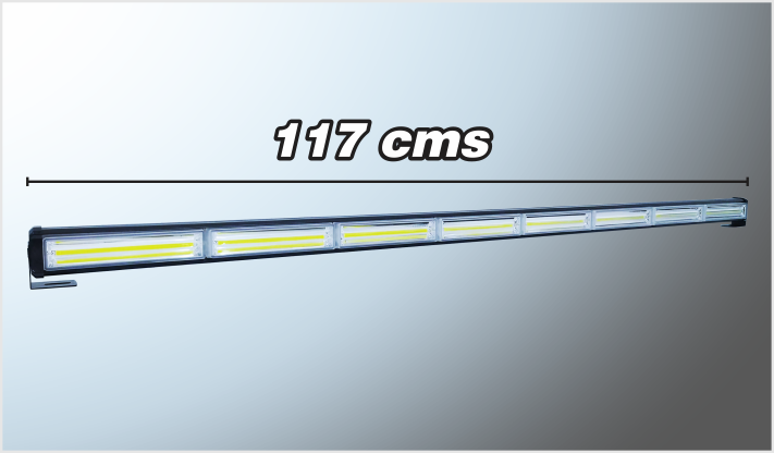 LUCES ESTROBO (8) COB CLARO-AMBAR RECTANGULAR (117 x 3.5 MULTIFUNCIONES 9-32 Volts CHINA /20
