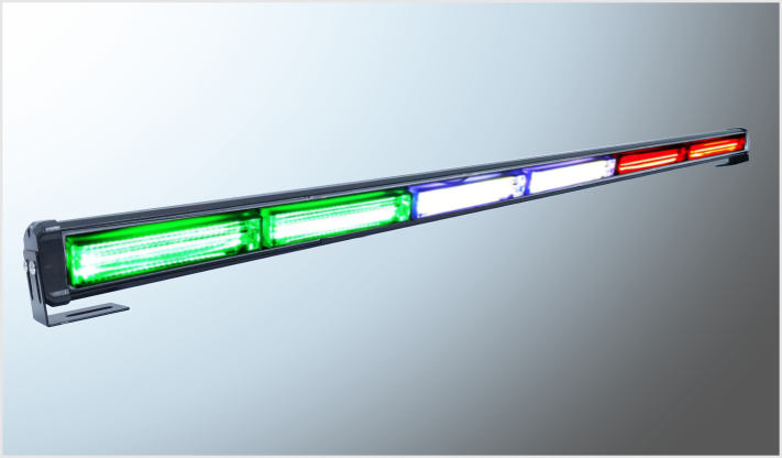 LUCES ESTROBO (6) COB VERDE-BLANCO-ROJO (88x3.5 cms) MULTIFUNCIONES 12-24 Volts CHINA/25