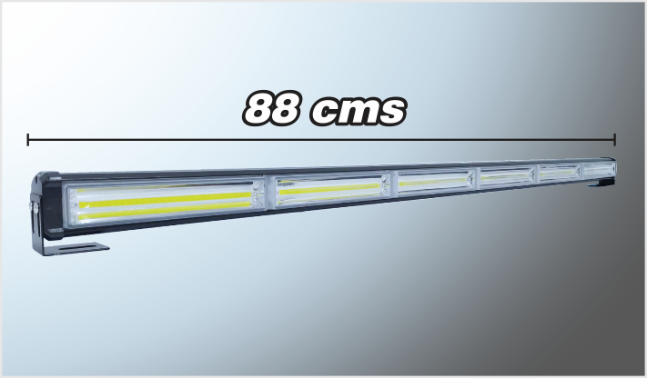 LUCES ESTROBO (6) COB CLARO-MORADO (88x3.5 cms) MULTIFUNCIONES 12-24 Volts CHINA /25