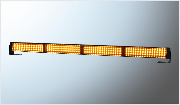 BARRA LED 204 HYPERLEDS AMBAR REC. (53x3x3 cms) 9-36 V CONECTA ENCENDEDOR/SWITCH CH/20 LUZ BARRA LED DECORATIVA 30 LEDS ROJO-CLARO-AMBAR