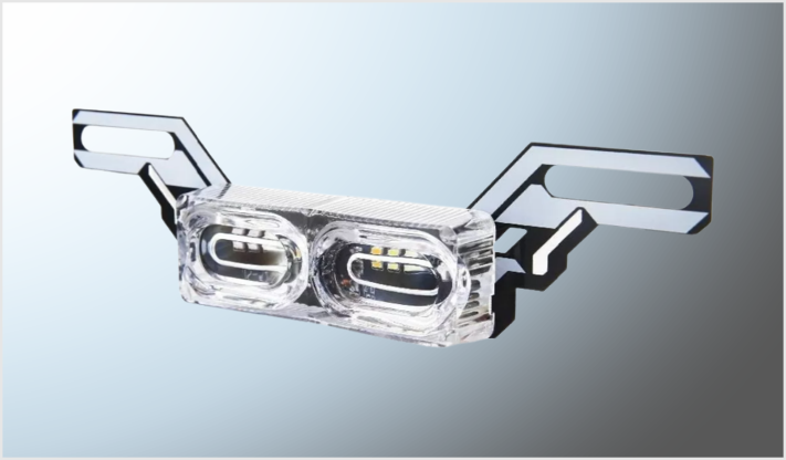 LUZ 10 HYPERLEDS ESTROBO P/PORTAPLACA AUTO Y MOTO ROJA CAMINATA CHINA /200