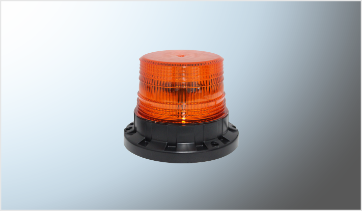 TORRETA REDONDA P/ATORN.+ IMAN AMBAR cms) 12 LEDS 10 Watts C/ESTROBO Y SWITCH CHINA/24