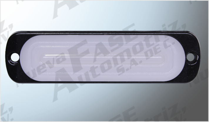 LUZ ESTROBO 6 HYPERLEDS AMBAR- AMBAR PLANA C/FUNCIONES 11x3 cms 4 Watts 600 Lm 12-36 Volts CHINA /100