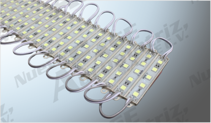 LUZ MODULO PLANO C/ADHESIVO 5 SMD (5050) BLANCO (20 PZAS) CHINA /150