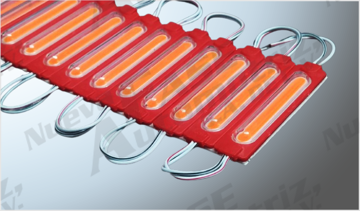 LUZ MODULO PLANO 3M "PROJECK" 1 COB (9 CHIPS) ROJO 12 Volts (20 PZAS) 8.6x1.9 cms CH/100