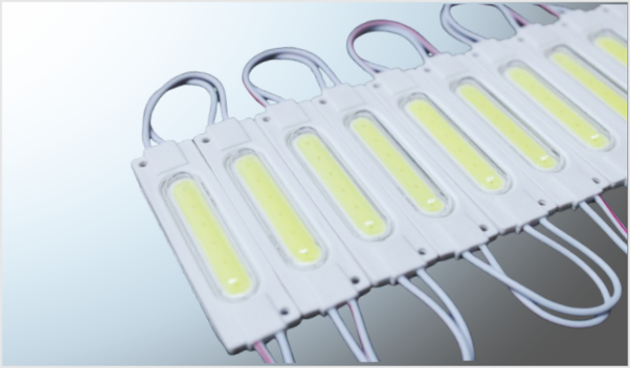 LUZ MODULO PLANO 3M "PROJECK" COB 6 CHIPS CLARO 12 Volts (20 PZAS) 7x2 cms CHI/100