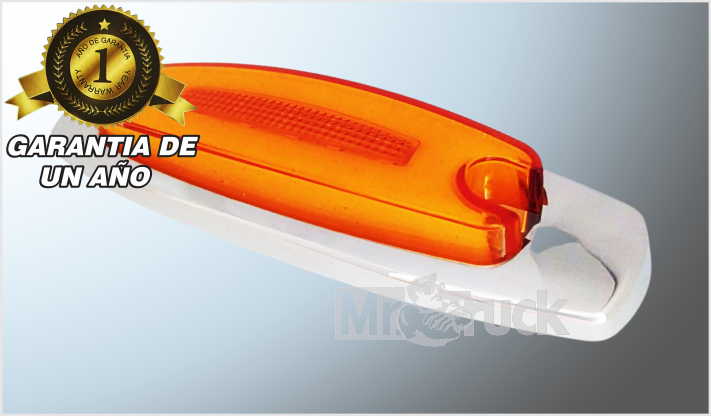 PLAFON P/ATOR. OVAL. 15x4cms " "Mr. TRUCK" PLAST. CROM. PLASMA AMBAR 12V T/PETER ESTRO-ALTA-BAJA/100