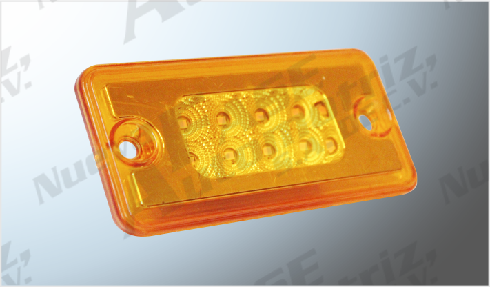 PLAFON REC. "Mr. TRUCK" LEDS AMBAR (11.5x6 cms) FREIGHTLINER-FAMSA 12- 24 Volts FIJO-ESTROBO /70