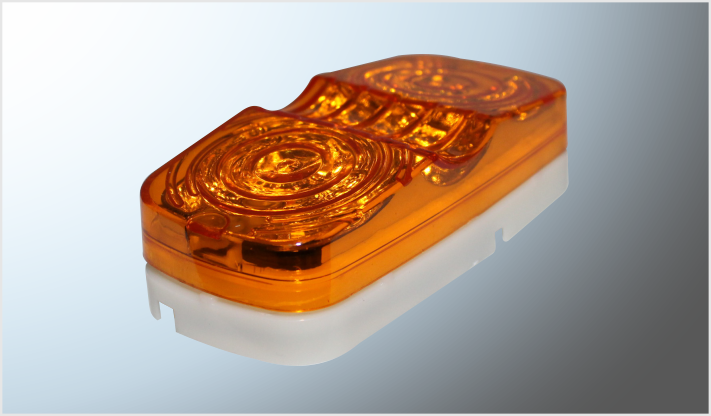PLAFON DOBLE OPTICA "Mr. TRUCK" CON 12 LEDS FIJO 12-24 Volts BLISTER CHINA/100