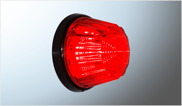 PLAFON UNIVERSAL 9 HIPERLEDS "EFECTO ROJO (9x5.5 cms) 12-24 Volts CHINA /50