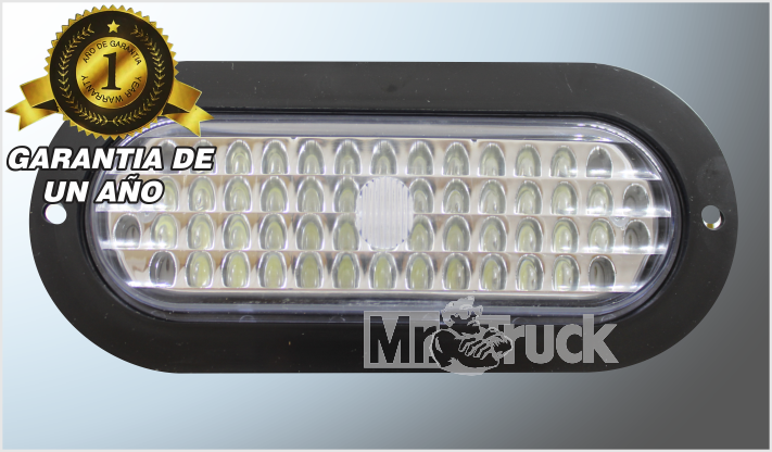 TK-TL261 PLAFON OVALADO 6" 48 LEDS CLAROS INTENSOS 12V BLISTER CHINA /5
