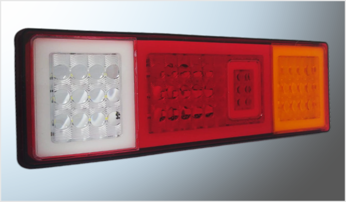 CALAVERA ATOR. NISSAN PLANA "Mr. TRUCK" 51 LEDS+PLASMA (32.5x10.8 cms) ALTA-BAJA-ESTROBO 12 Volts/40