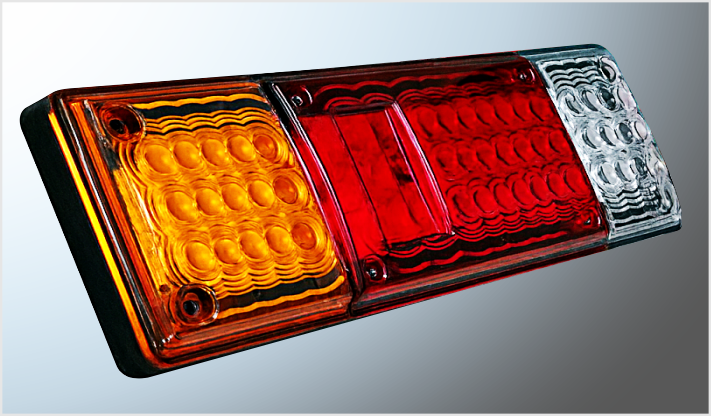 CALAVERA ATOR. NISSAN "Mr. TRUCK" 52 LEDS (32.5x10.8 cms) SUBE- BAJA-ESTROBO 12-24 Volts EN CAJA CHINA /40