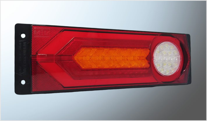 CALAVERA ATOR. NISSAN "Mr. TRUCK" LEDS ROJA- AMBAR-CLARA (30x10 cms) ALTA-BAJA-ESTROBO- DIRECC. 12 Volts EN CAJA CHINA /20