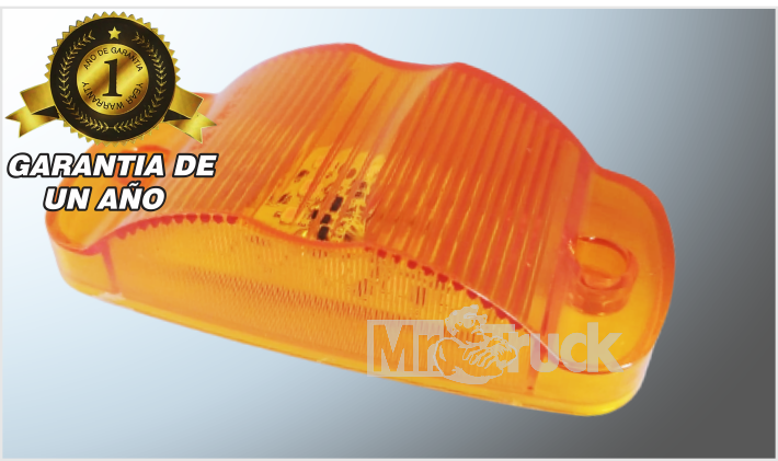 PLAFON LATERAL P/ATORNILLAR 4" MR. C/JOROBA 14 LEDS AMBAR FIJO Y ESTROBO CHINA /100