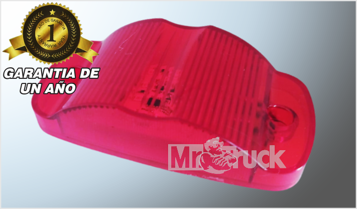 PLAFON LATERAL P/ATORNILLAR 4" "MR.TRUCK" C/JOROBA 18 LEDS ROJOS 12-24 Volts Y ESTROBO/100