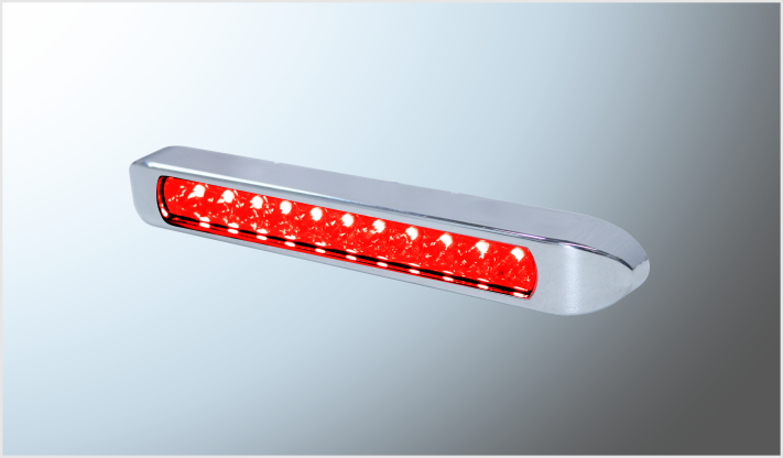 P/ATOR. OVAL. 10" Mr.TRUCK 11 HYPERLEDS ROJO CABINA-STOP- FIJO-ESTROBO 12- 24 Volts CHINA/100