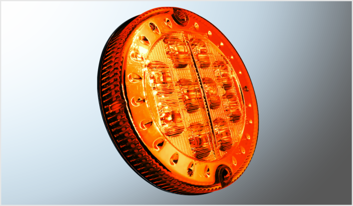 PLAFON P/AUTOBUS REDONDO TRASERO (12.5 cms) 10 HYPERLEDS (5050) 10-30 Volts CHINA/30