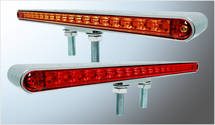 DIREC. "Mr.TRUCK" 36 LEDS AMBAR- ALTA-BAJA-ESTROBO- 12-24 Volts DER./