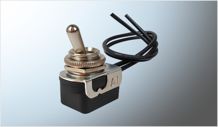 MODELOS VELIZ CHICO CHINA /1 80565C SWITCH "ARROW HART" PALANCA 1 PASO CON COLILLA (COLA DE RATA ) NACIONAL /