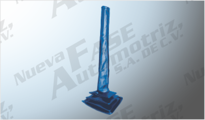 FUELLE DE VINIL AZUL P/PALANCA DE VELOCIDADES "ROMBOS" CAMION BASE CUADRADA