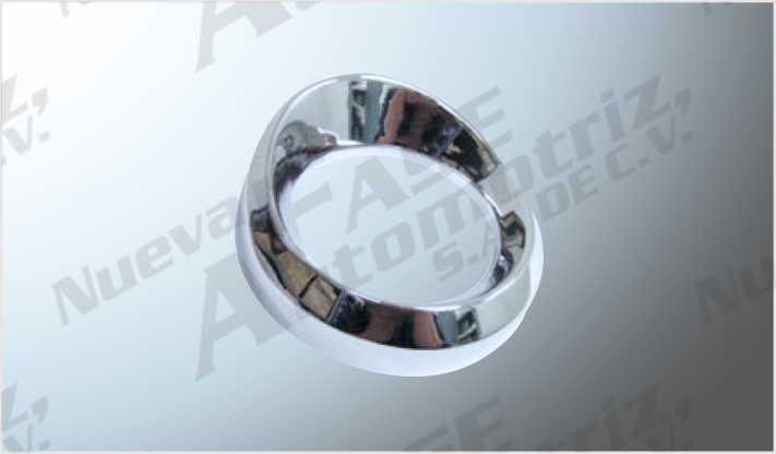 A-486 BISEL PLASTICO CROMADO PARA MARCADOR MEDIANO ( 2 1/2" ) NACIONAL