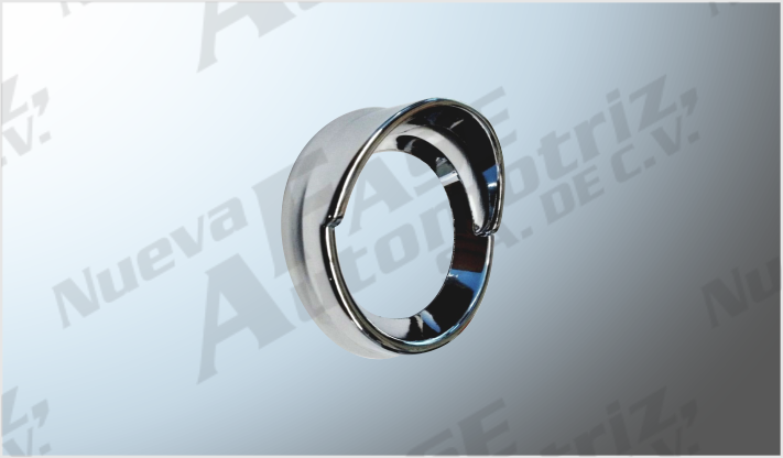 A-483 OR BISEL PLASTICO CROMADO PARA MARCADOR MINI ( 1 1/2" ) T/ORIGINAL NACIONAL