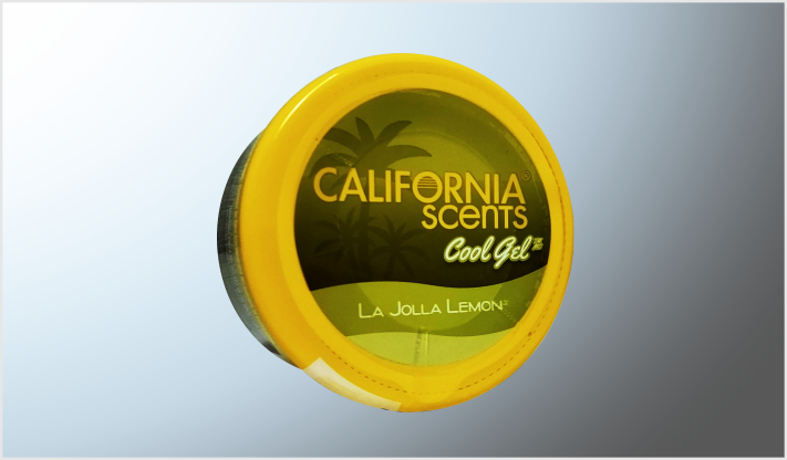 AROMATIZANTE "CALIFORNIA SCENTS" COOL GEL LA JOLLA LEMON 70 grs USA /