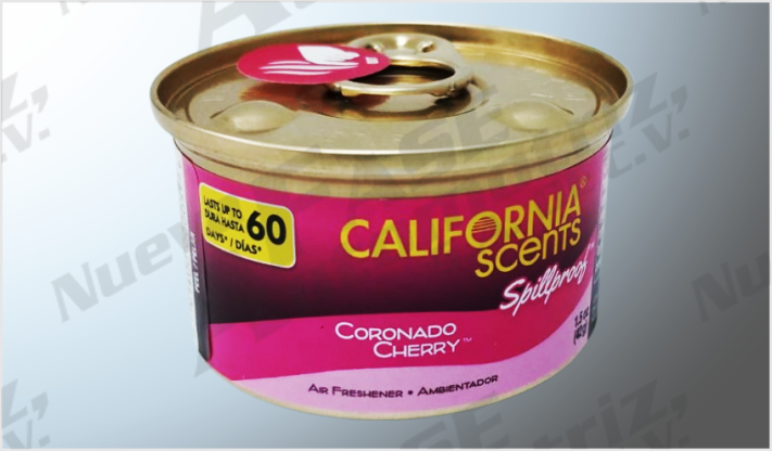 AROMATIZANTE "CALIFORNIA SCENTS" ORGANICO CEREZA INDIVIDUAL USA /18