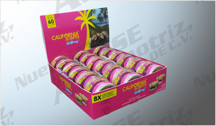 AROMATIZANTE "CALIFORNIA SCENTS" ORGANICO 18 Piezas CEREZA USA /1