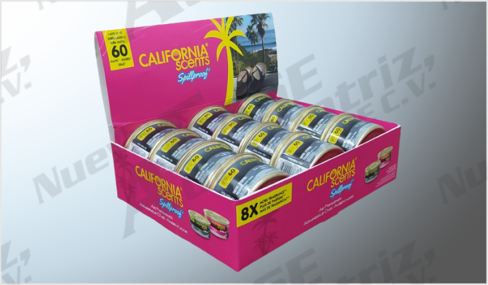 AROMATIZANTE "CALIFORNIA SCENTS" 12 Piezas COOL ICE USA /1