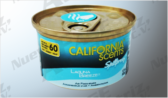 AROMATIZANTE "CALIFORNIA SCENTS" ORGANICO LAGUNA BREEZE INDIVIDUAL USA /18