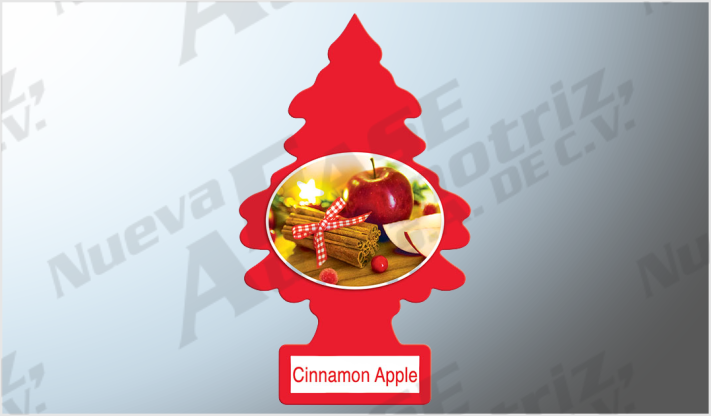 AROMATIZANTE PINO INDIVIDUAL CANELA- MANZANA /144