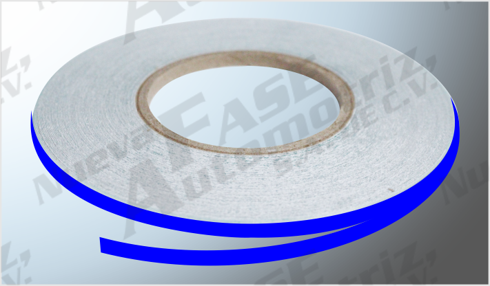 CINTA REFLEJANTE 1/4" AZUL 45 mts