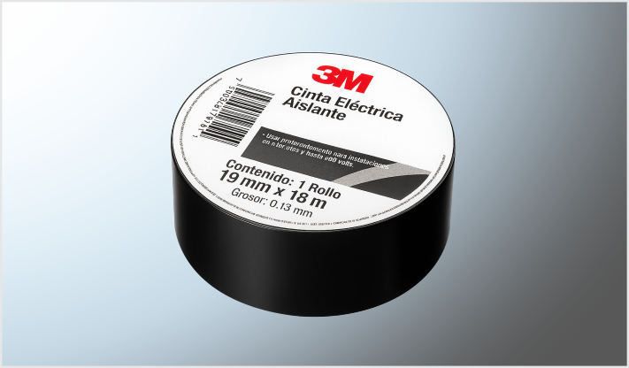 CINTA DE AISLAR "3 M" VINIL 18 mts x 19 mm (10 PZAS) /20