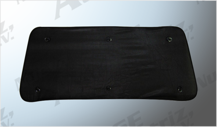CORTINA PARASOL MEDALLON ESPECIAL NEGRA C/6 CHUPONES NACIONAL