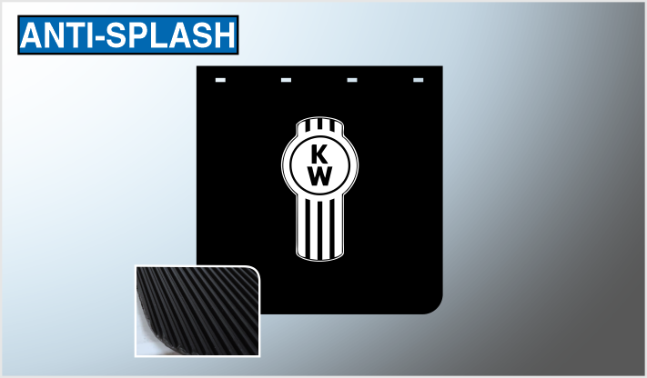 LODERA DE POLIETILENO P/CAMION GRANDE ANTI- GUIT 1T 61x61 cms FONDO NEGRO