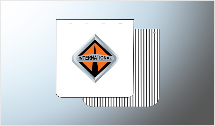 LODERA DE POLIETILENO P/CAMION GRANDE ANTI- SPLASH INTER NVO 2T cms FONDO BLANCO