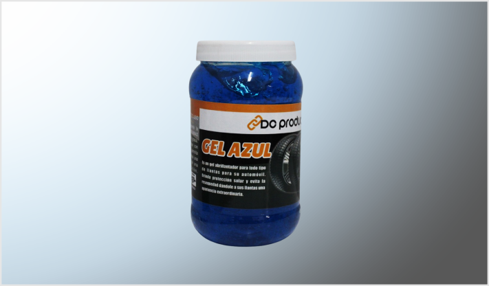 AZUL "DC PRODUCTS" ABRILLANTADOR P/LLANTAS 500 mL NACIONAL