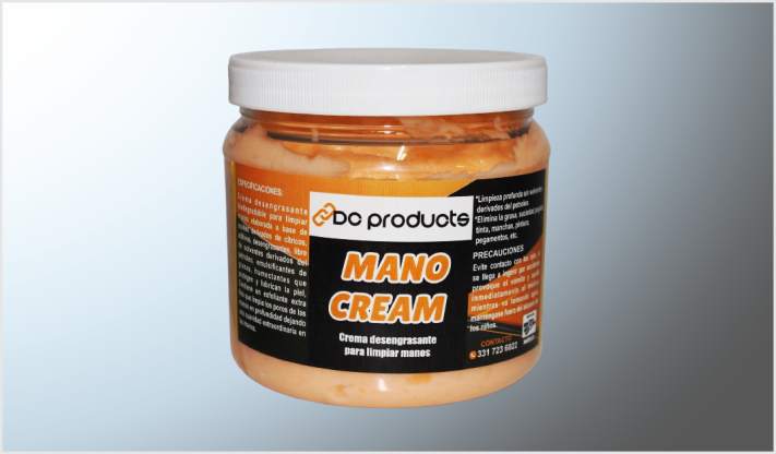 MANO CREAM "DC PRODUCTS" DESENGRASANTE PARA MANOS 1 Lt NACIONAL