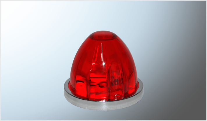 P/ATORNILLAR (8.7 cms) VIDRIO "Mr. TRUCK" "EFECTO ESTRELLA" FIJO Y ESTROBO 12-24 VOLTS CHINA /40
