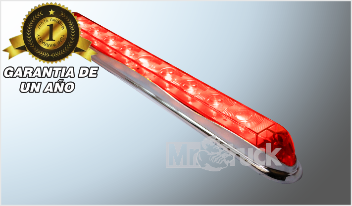 ATOR. OVAL. 17.5" "Mr.TRUCK" 18 HYPERLED 12-24V ROJOS ESTROBO ALTA-BAJA CABINA-STOP- ESPEJO/50